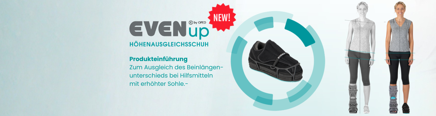 Produktbanner EVENup Höhenausgleichschuh